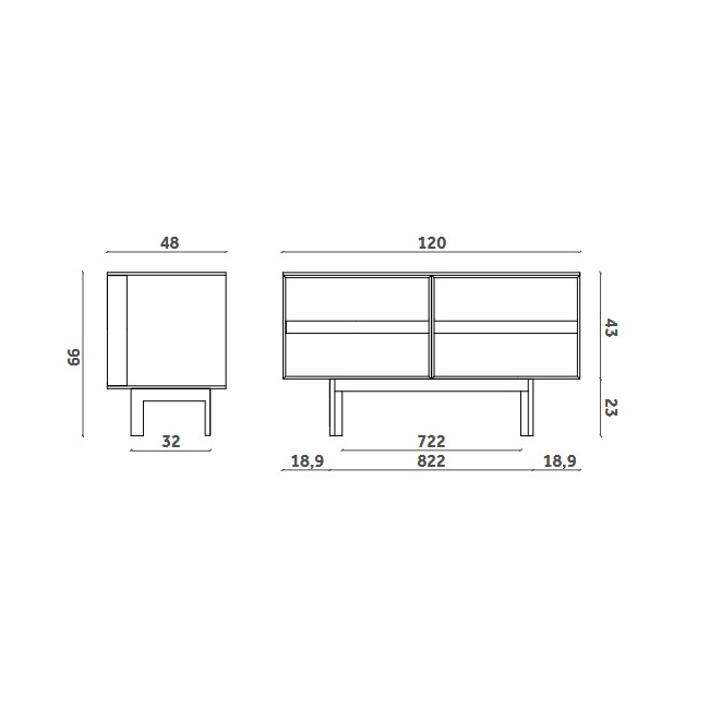 Ramblas Miniforms Sideboard