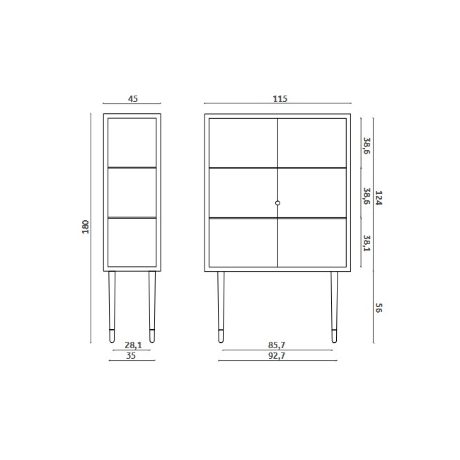 Juno Miniforms Sideboard