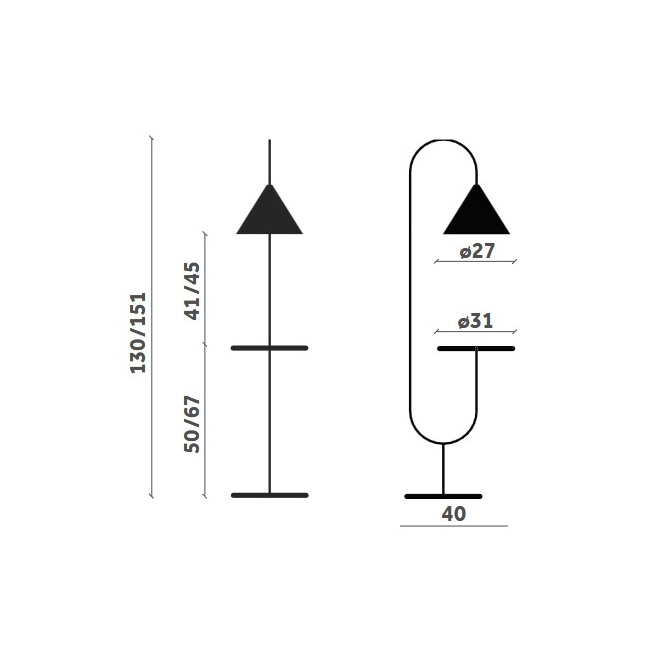 Ozz Miniforms floor lamp