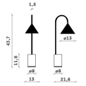 Ozz Desk Miniforms table lamp