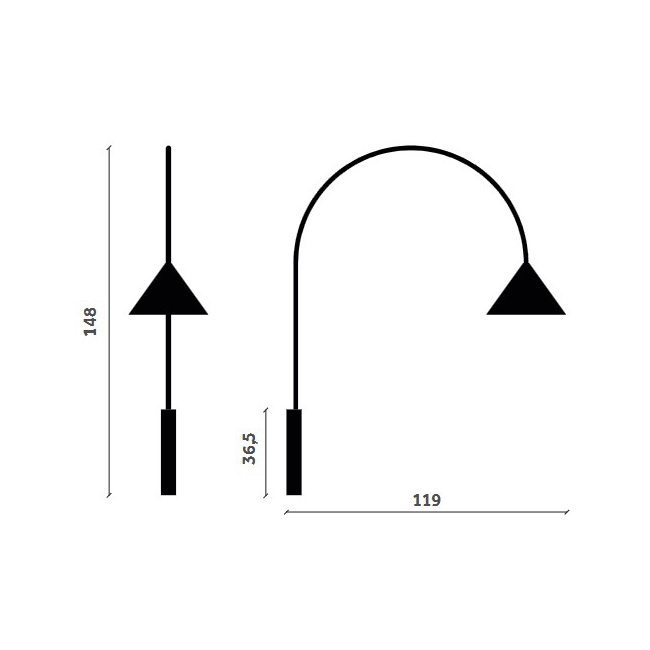 Ozz Wall Miniforms floor lamp