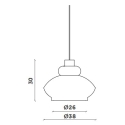 Tora Miniforms pendant lamp