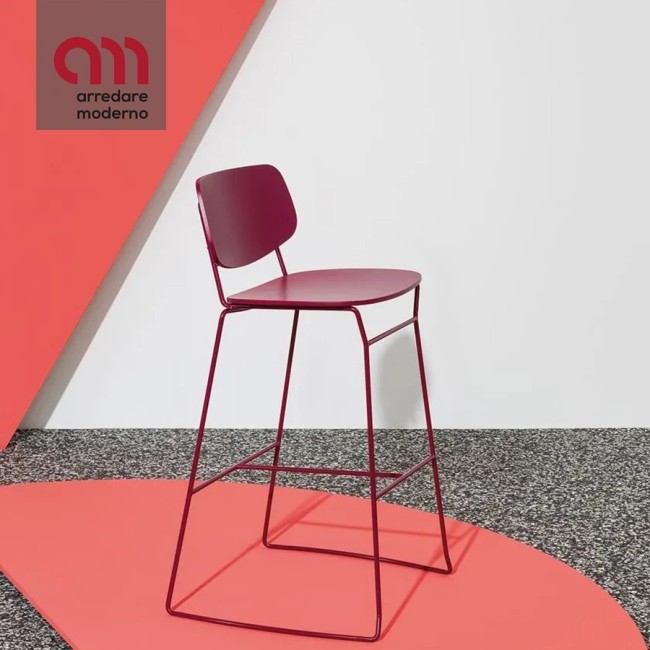 Doll Steel Billiani Modern stool