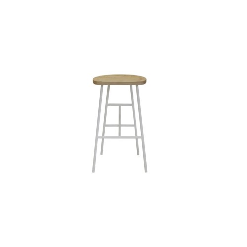 Puccio Billiani stool with metal legs