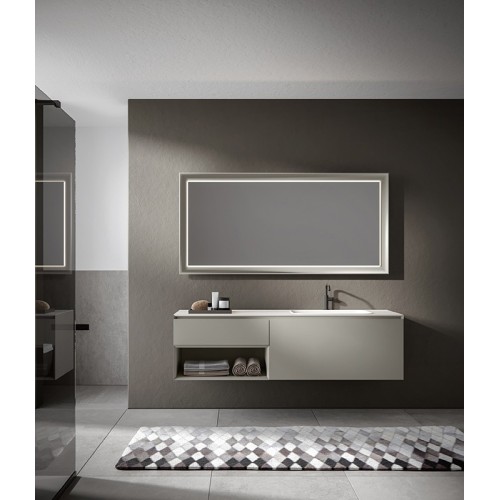 Edoné Modern Mirror with backlit frame