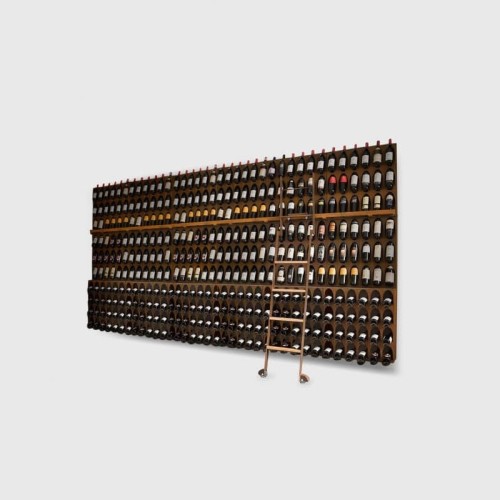 Elite To Be Libreria del Vino wall bottle rack