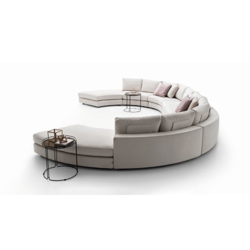 Loman Soft Ditre Italia 2 and 3 linear places sofa