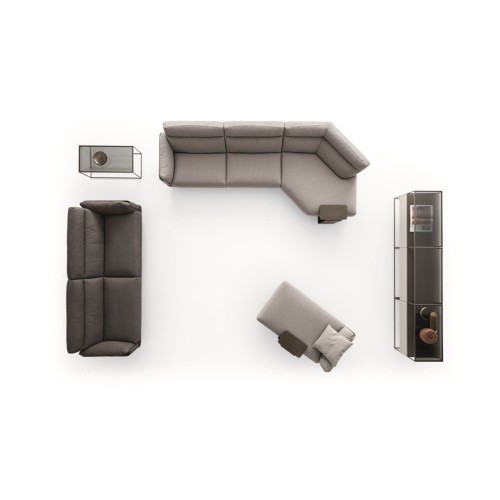 Skin Ditre Italia 2 and 3 linear places sofa