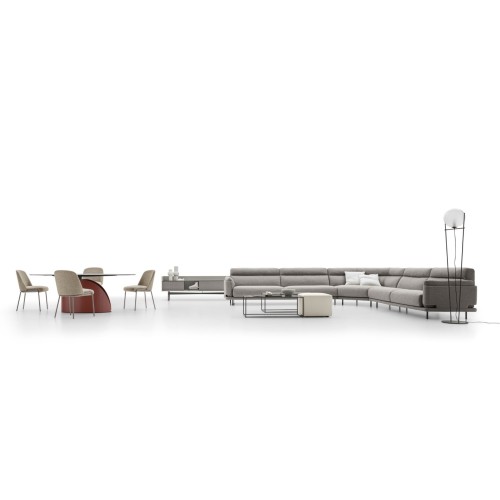 Skin Ditre Italia 2 and 3 linear places sofa