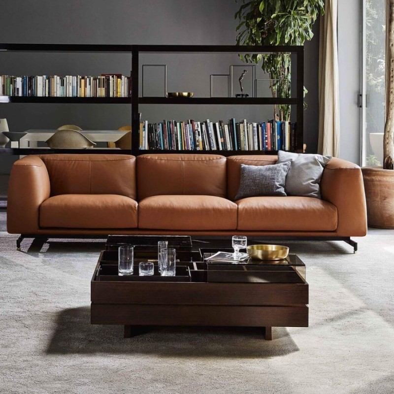 St. Germain Ditre Italia 2 and 3 linear places sofa