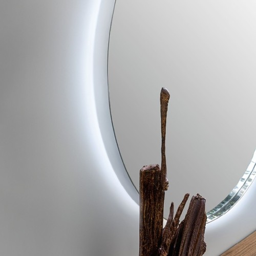 Face To Face Alivar round Mirror