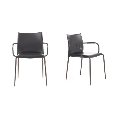 Gazzella Enrico Pellizzoni chair with armrests