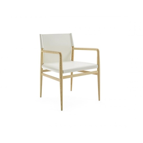 Ledermann Enrico Pellizzoni chair with armrests