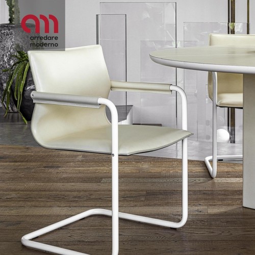 Lybra Enrico Pellizzoni chair with armrests