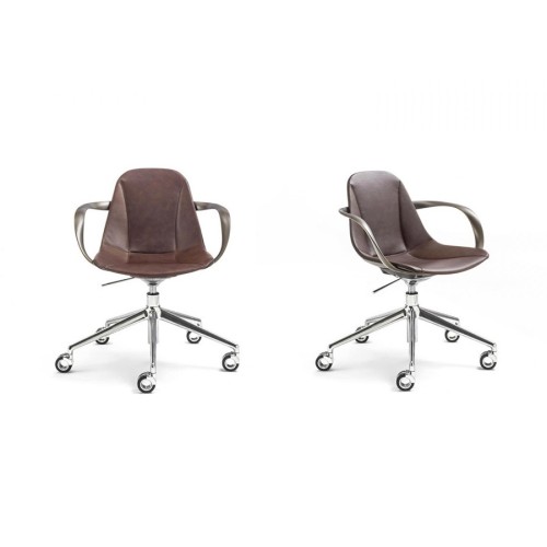 Couture Enrico Pellizzoni office chair with casters