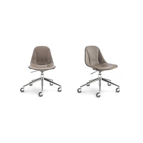 Couture Enrico Pellizzoni office chair with casters