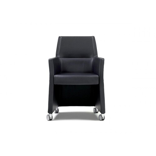 Web longue Enrico Pellizzoni armchair with casters