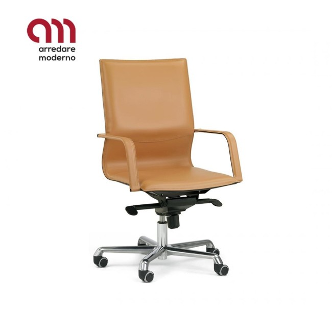 Lybra Enrico Pellizzoni office chair with casters