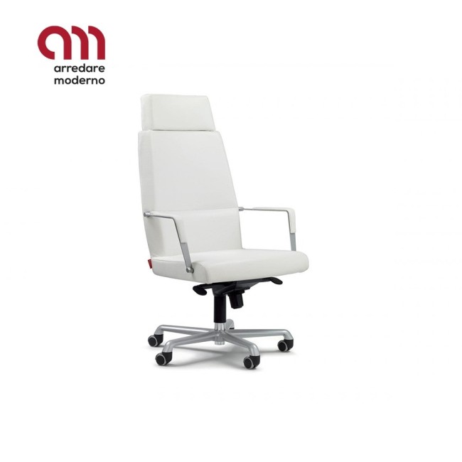 Web president Enrico Pellizzoni office chair with arms