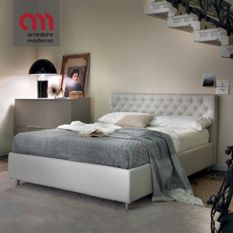 Carlotta Ergogreen padded storage single bed