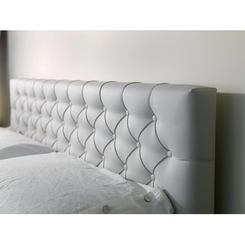 Carlotta Ergogreen storage upholstered double bed