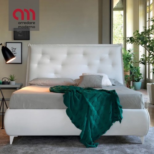 Claire Ergogreen Double storage leather bed