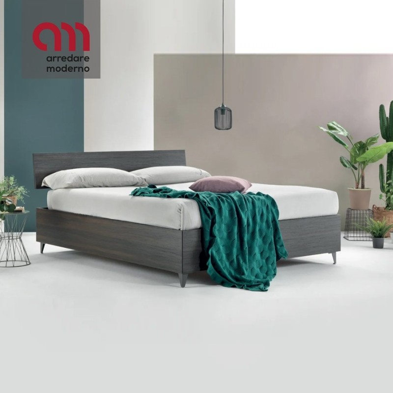 Leon Ergogreen Double storage bed wood