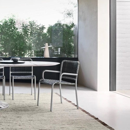 Allu Gervasoni modern chair with armrests