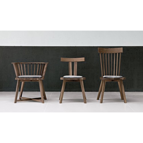 Gray 23 Gervasoni wooden chair