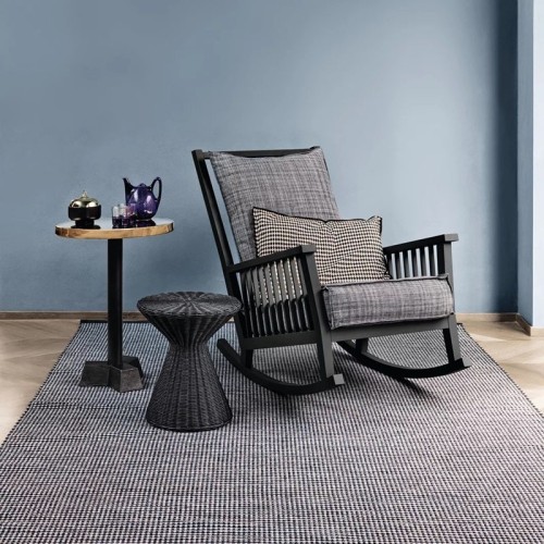 Gray 09 Gervasoni wooden rocking chair