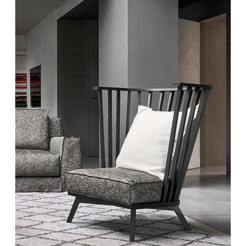 Gray 06 Gervasoni modern armchair