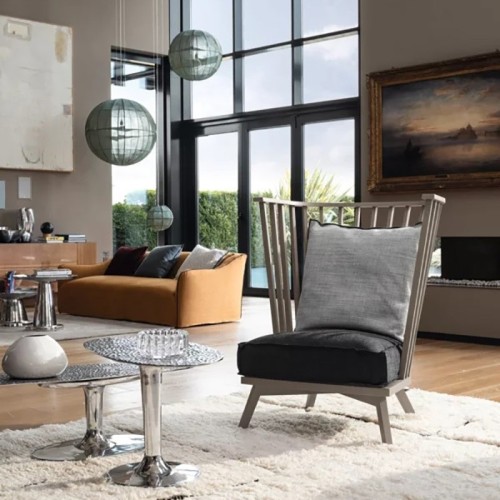 Gray 06 Gervasoni modern armchair