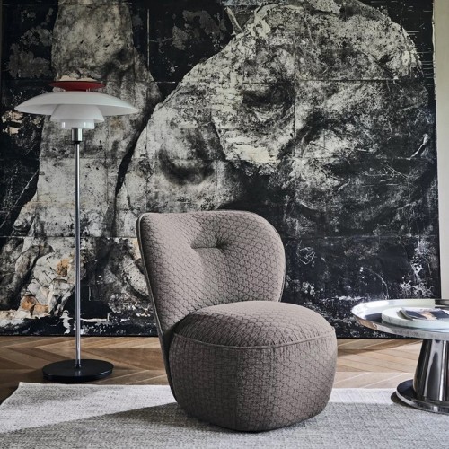 Loll 07 Gervasoni modern swivel armchair