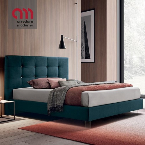 Queen size Storage Bed Dennis Felis upholstered  - Arredare Moderno