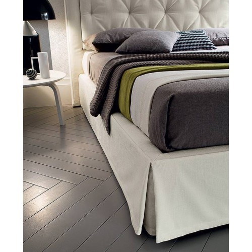 Adrian double Bed by Felis: Modern, Upholstered, Customizable Headboard