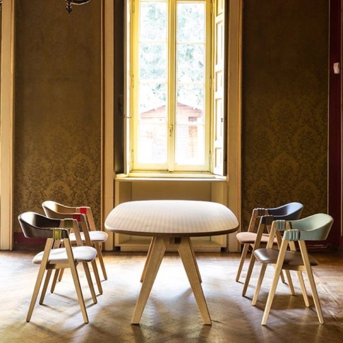 Mathilda Moroso Armchair in wood