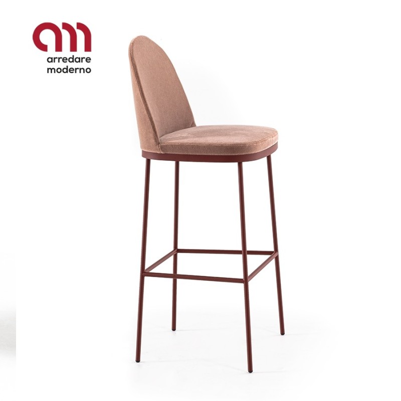 Precious Moroso  bar stool with backrest