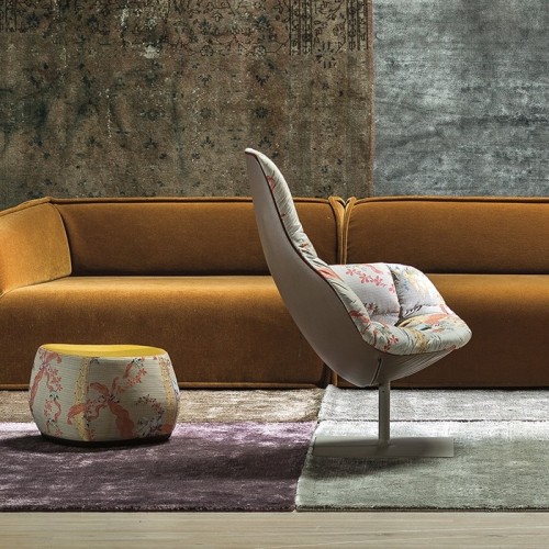 Fjord Moroso Swivel relax whit quilt