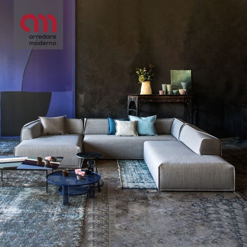 M.a.s.s.a.s. Moroso Corner sofa with chaise longue