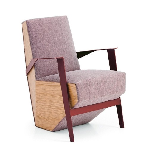 Silver Lake Moroso Modern wood armchair