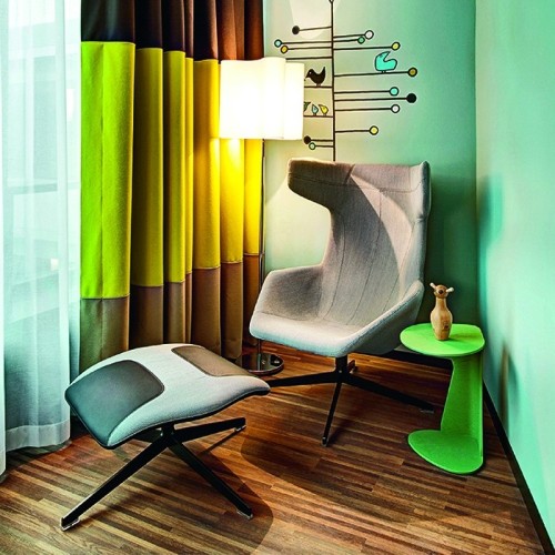 Take a line for a walk Moroso armchair