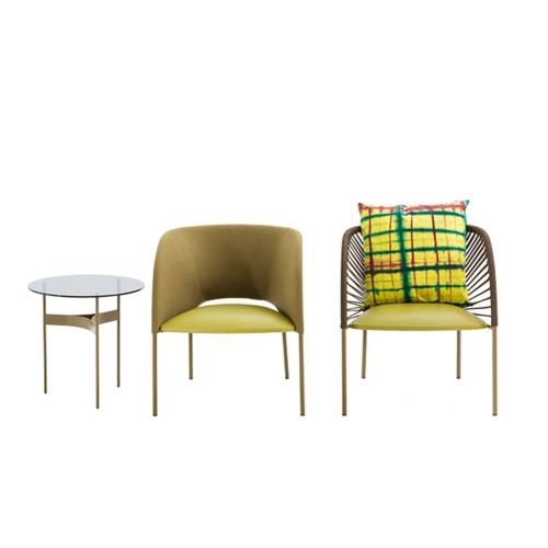 Yumi Moroso chair Design small armchair