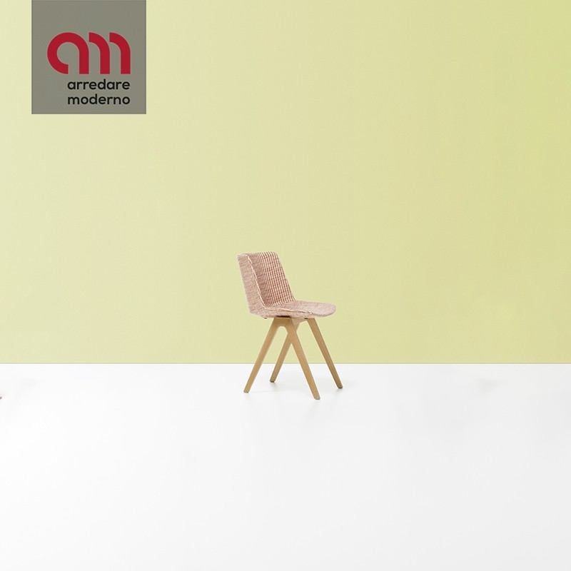 Aiku Soft MDF Italia 4 Wooden Legs Chair