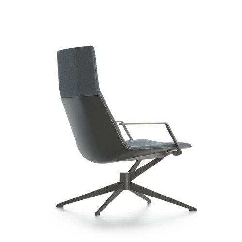 Neil MDF Italia Lounge Armchair With Armrest