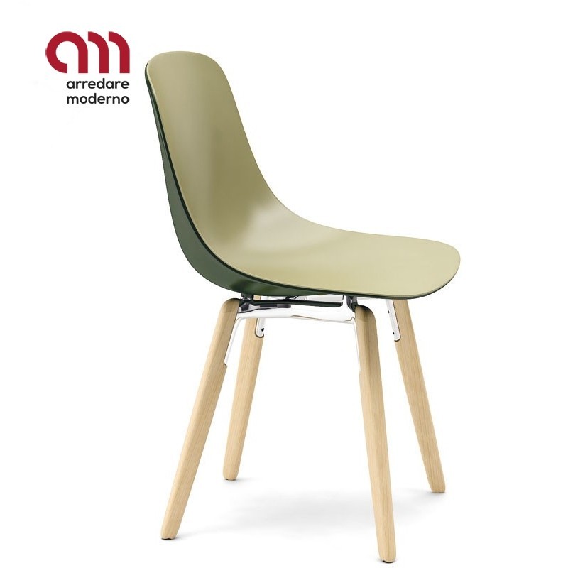 Pure Loop Binuance Infiniti Design Chair Wooden Legs