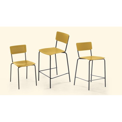 College Ingenia Casa Bontempi Stool outdoor version