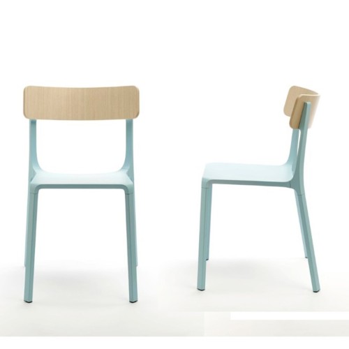 Chair Infiniti Design model Ruelle wooden back - Arredare moderno