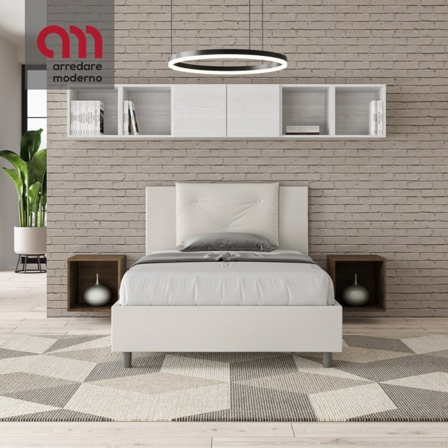 Ityhome Appia queen size bed with container - Arredare Moderno