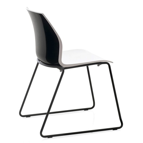 Kalea Kastel Office stackable sled chair