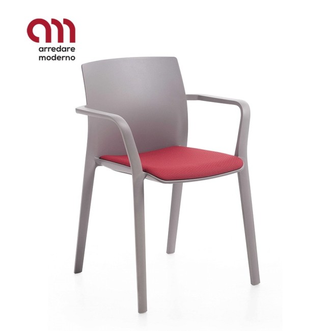 Klia Kastel upholstered chair with armrests